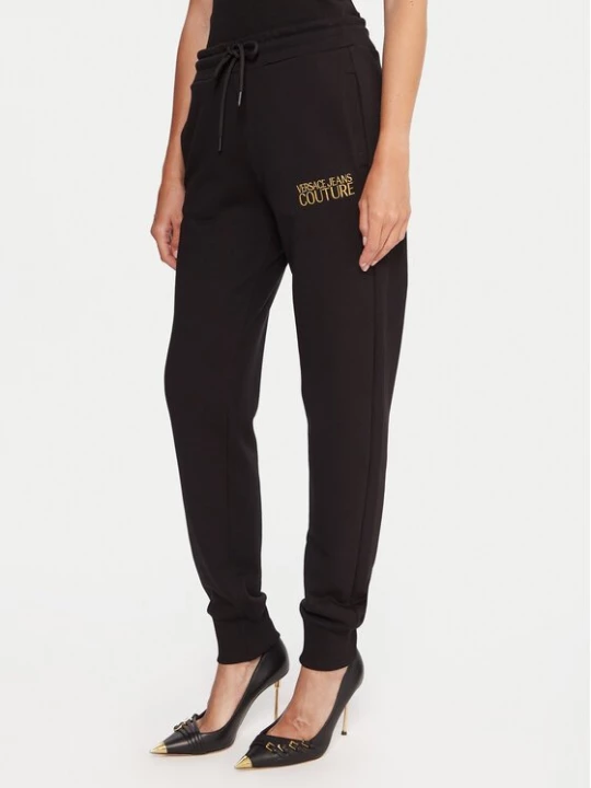 Obrázek produktu Versace Jeans Couture Teplákové kalhoty 79HAAT06 CF01T Černá Regular Fit