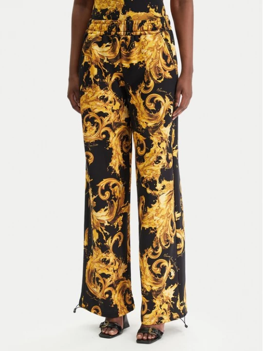 Obrázek produktu Versace Jeans Couture Teplákové kalhoty 80HAA320 FS196 Černá Regular Fit