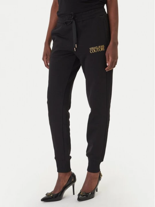 Obrázek produktu Versace Jeans Couture Teplákové kalhoty 80HAAT01 CF01T Černá Regular Fit