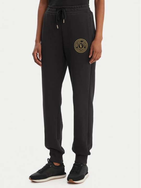 Obrázek produktu Versace Jeans Couture Teplákové kalhoty 80HAAT02 CF01T Černá Regular Fit