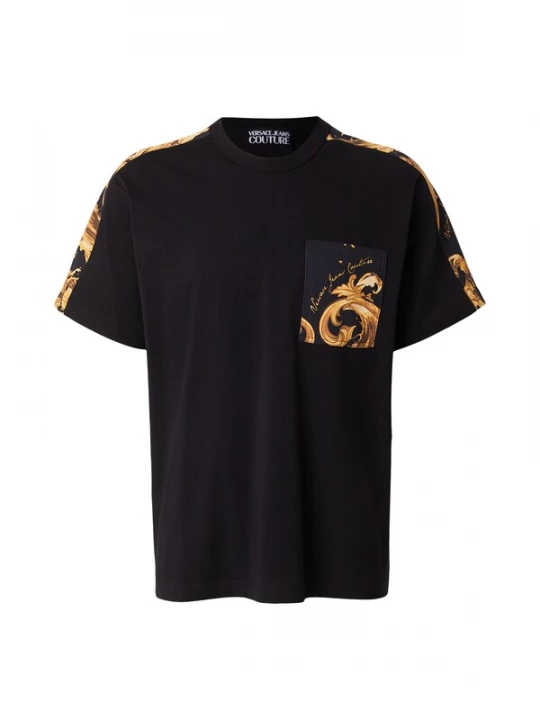 Obrázek produktu Versace Jeans Couture Tričko béžová / hnědá / černá