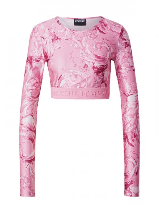 Obrázek produktu Versace Jeans Couture Tričko pink / světle růžová / bílá