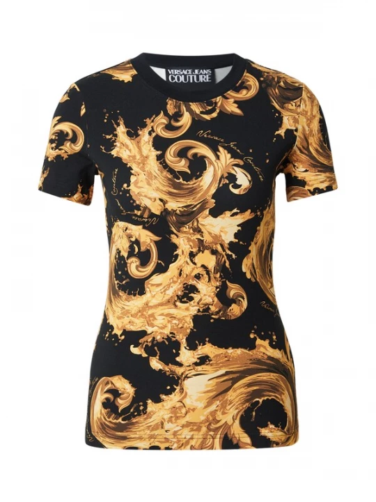 Obrázek produktu Versace Jeans Couture Tričko žlutá / medová / černá