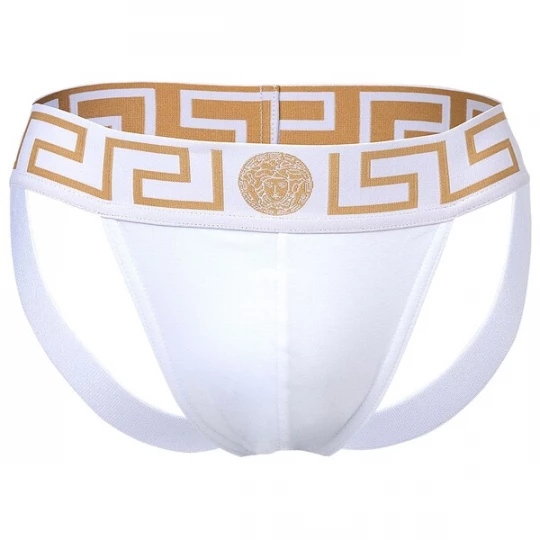 Obrázek produktu VERSACE Slipy  béžová / bílá