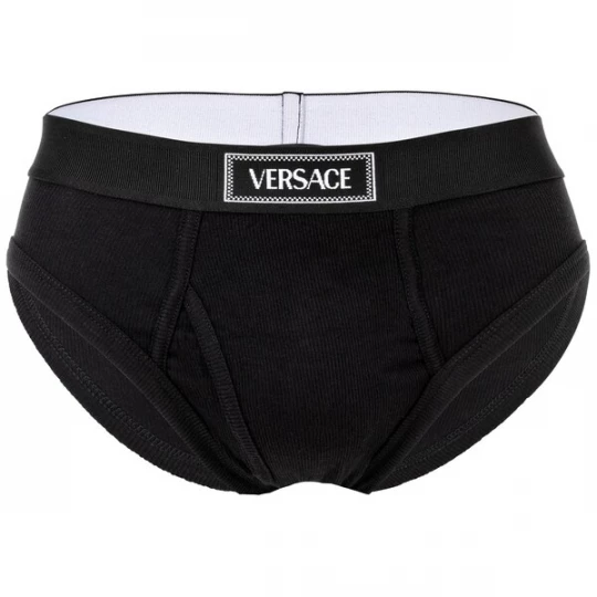 Obrázek produktu VERSACE Slipy  černá / bílá