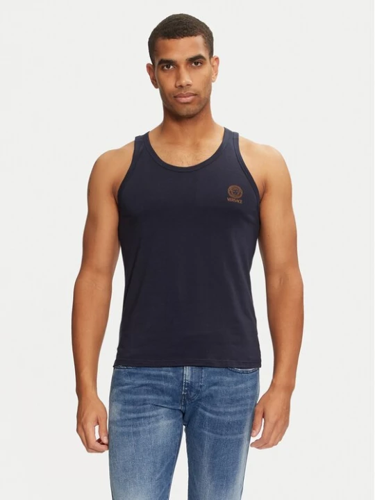 Obrázek produktu Versace Tank top AUU01012 1A1001 Tmavomodrá Regular Fit