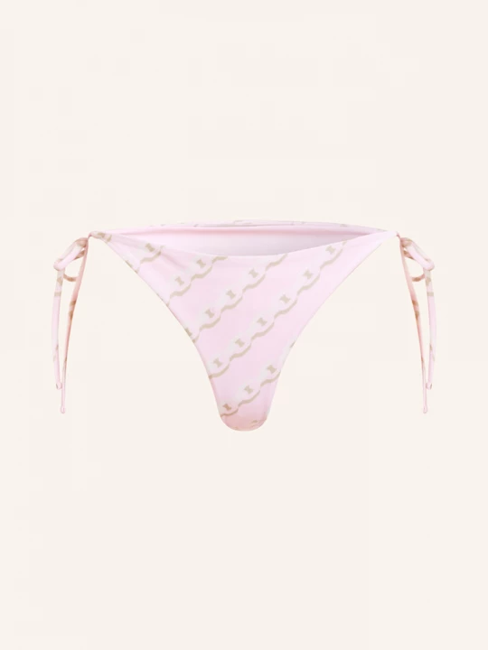 Obrázek produktu Versace Trojúhelníkové Bikinové Kalhotky světle růžová / krémová / béžová