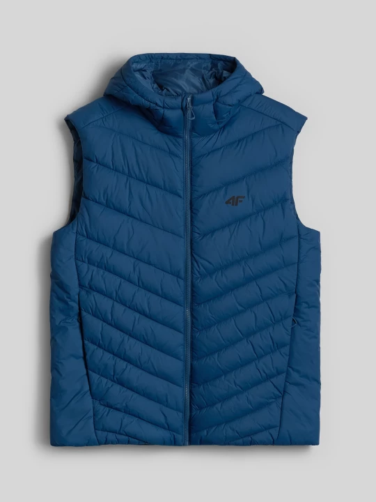 Obrázek produktu Vesta se syntetickou výplní pánská - denim 4F tmavě modrý