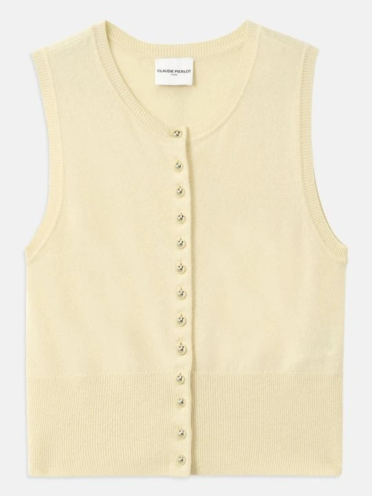 Obrázek produktu Vesta CLAUDIE PIERLOT světle žlutá