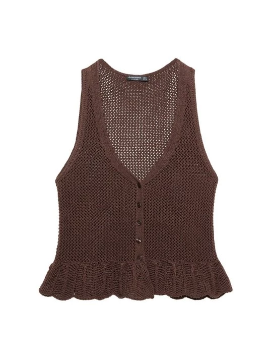 Obrázek produktu Vesta Stradivarius tmavě hnědá