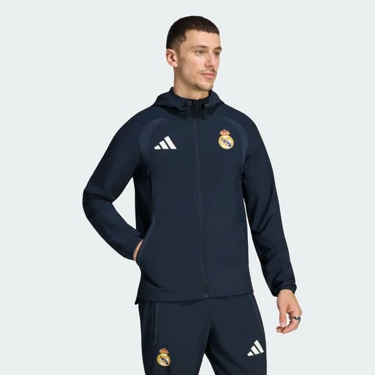 Obrázek produktu Větrovka na zip Real Madrid Tiro Travel Adidas Night Navy