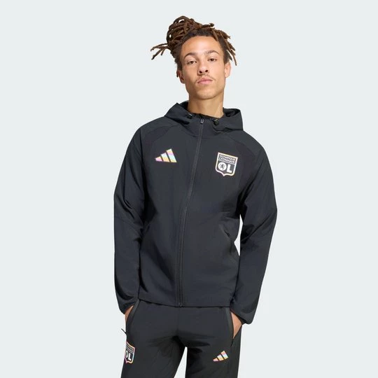 Obrázek produktu Větrovka Olympique Lyonnais Tiro Travel Adidas černá