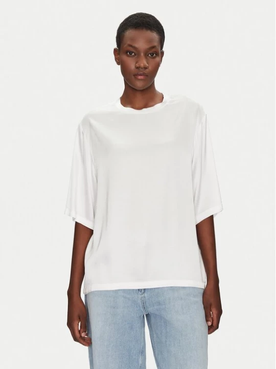 Obrázek produktu ViCOLO Halenka TD0013 Bílá Relaxed Fit