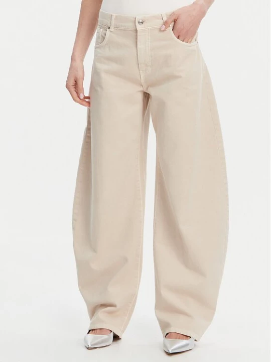 Obrázek produktu ViCOLO Jeansy DD5146 Béžová Wide Leg