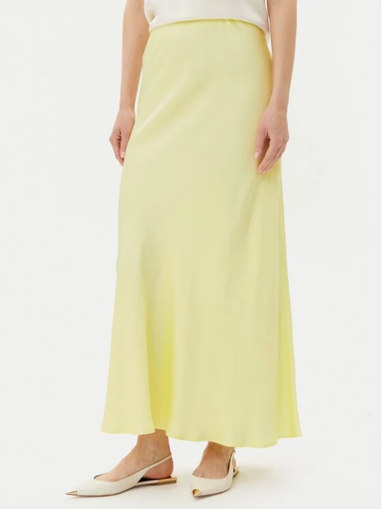Obrázek produktu ViCOLO Maxi sukně Gonna TD0472 Žlutá Slim Fit