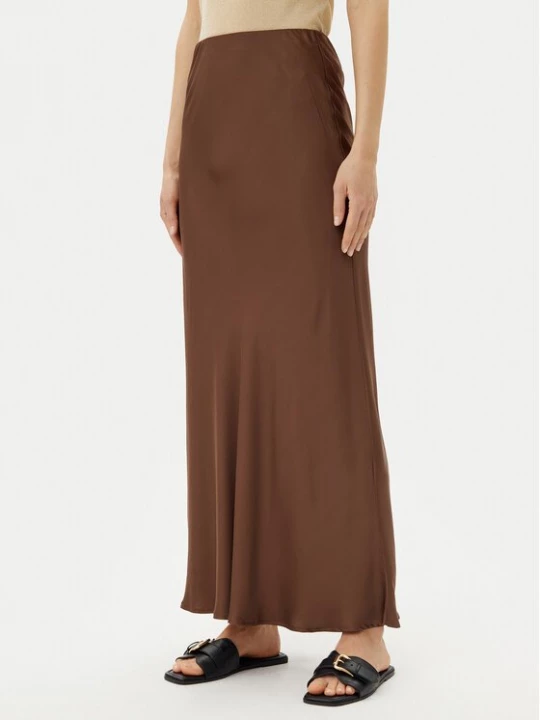 Obrázek produktu ViCOLO Maxi sukně TD0472 Hnědá Slim Fit