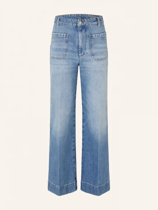 Obrázek produktu Victoria Beckham Džíny S Širokými Nohavicemi Alina 7671 worn blue wash