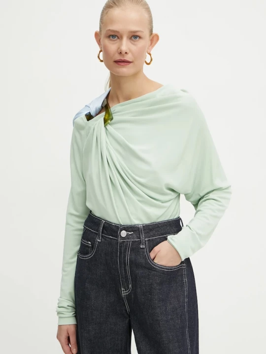 Obrázek produktu Victoria Beckham Halenka Victoria Beckham zelená