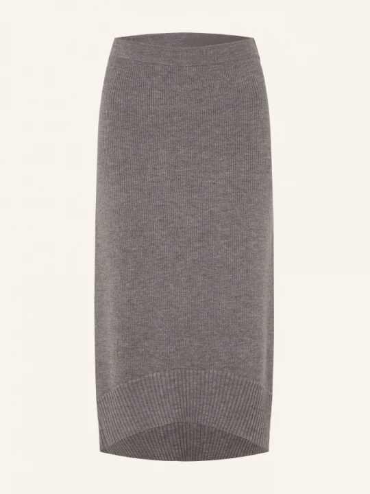 Obrázek produktu Victoria Beckham Pletená Sukně S Merino Vlnou šedá