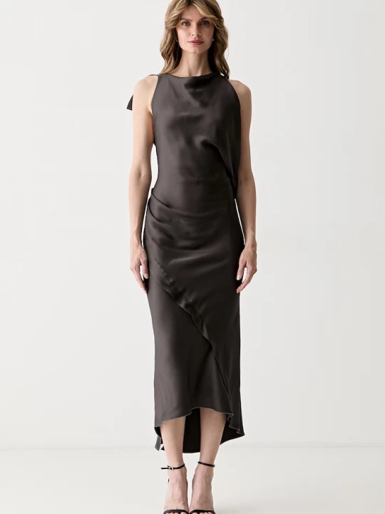 Obrázek produktu Victoria Beckham šaty s acetátem hnědá