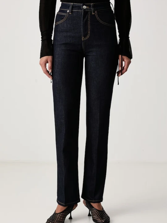 Obrázek produktu Victoria Beckham slim fit džíny dámské Julia námořnická modř