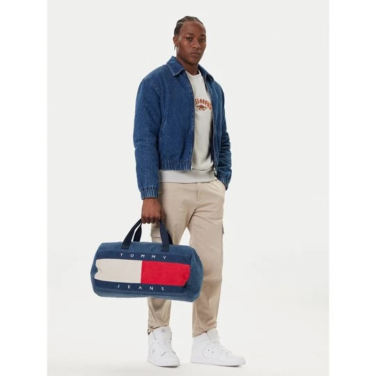 Obrázek produktu Víkendová taška Tommy Jeans Archive Denim Duffle AM0AM13813 Modrá