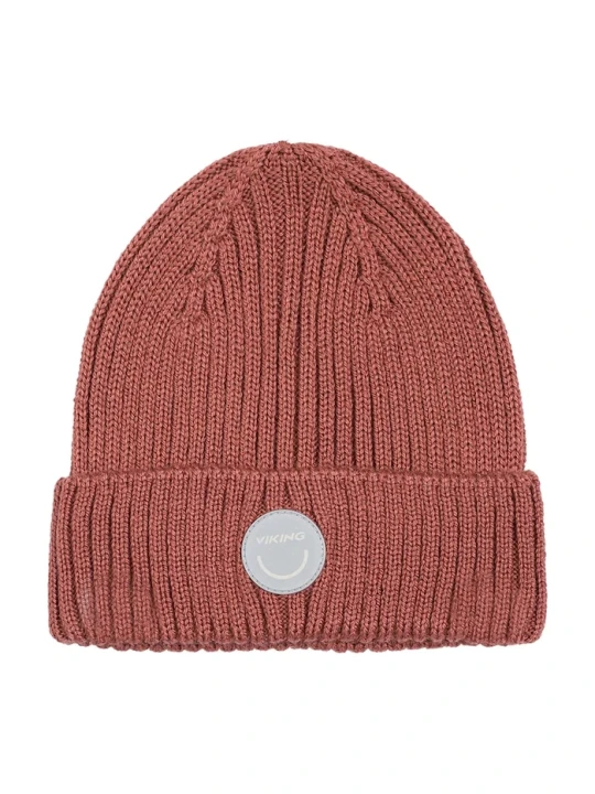 Obrázek produktu Viking Kids čepice dětská s vlnou Play Wool Rib Beanie růžová