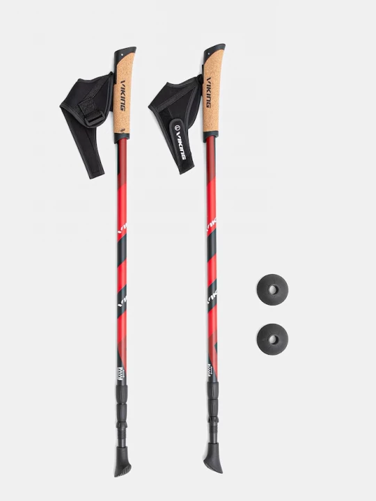 Obrázek produktu Viking trekové hole Kube Nordic Walking červená