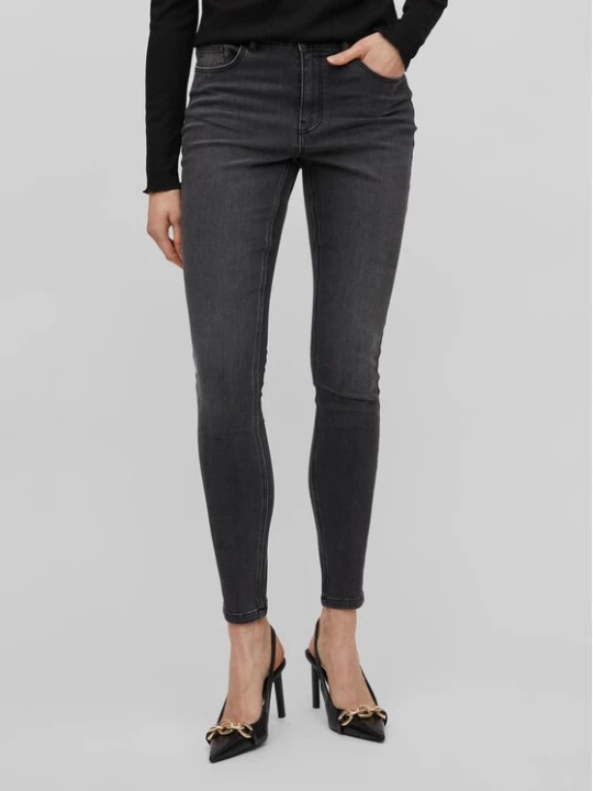 Obrázek produktu Vila Jeansy Sarah 14084763 Šedá Skinny Fit