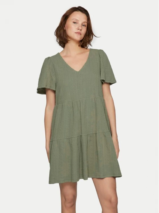 Obrázek produktu Vila Letní šaty Libre 14095564 Khaki Regular Fit