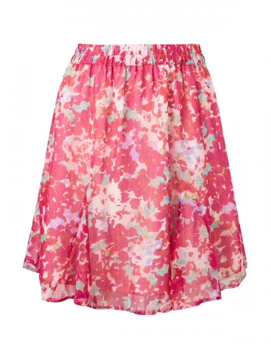 Obrázek produktu VILA Sukně 'VIFALIA' světle fialová / pink / jasně červená / bílá