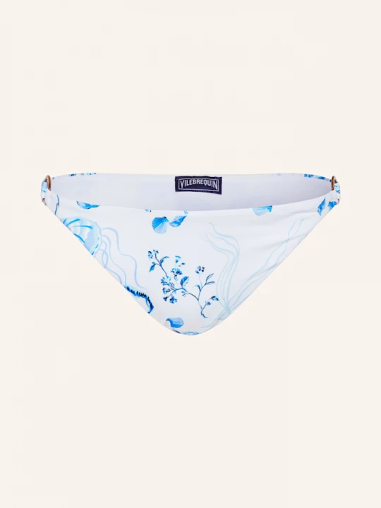 Obrázek produktu Vilebrequin Basic Bikinové Kalhotky Medusa And Shells bílá / tmavě modrá / tyrkysová