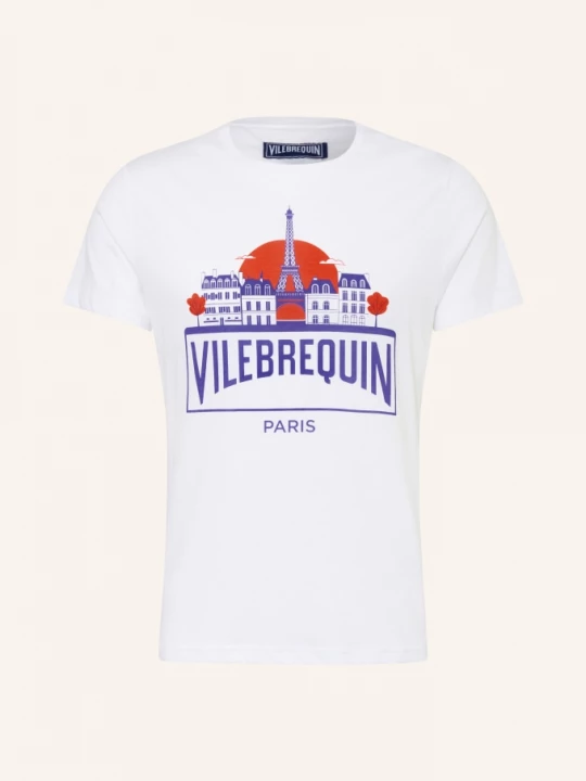Obrázek produktu Vilebrequin Tričko bílá / fialová / červená