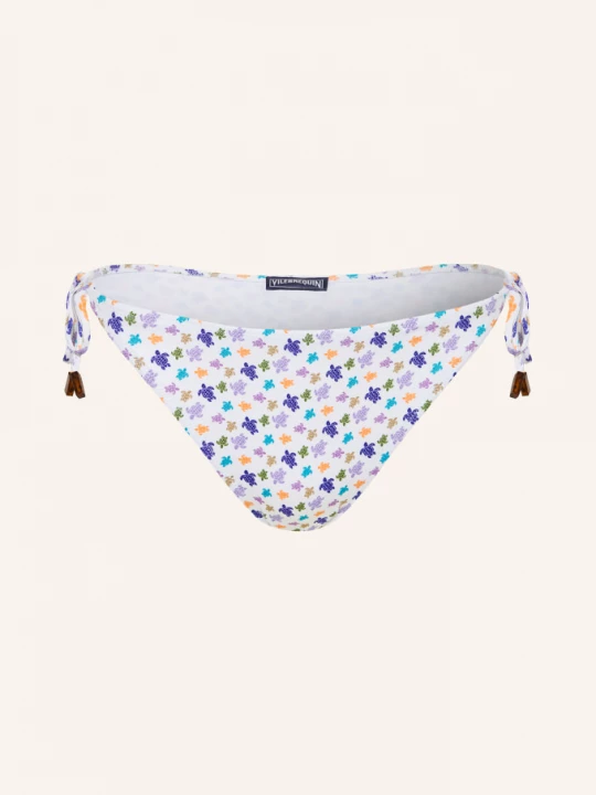 Obrázek produktu Vilebrequin Trojúhelníkové Bikiny Micro Flore bílá / světle fialová / modrá