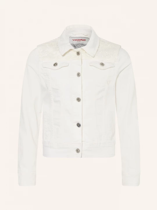 Obrázek produktu Vingino Džínová Bunda Taylin S Krajkou 175 white denim