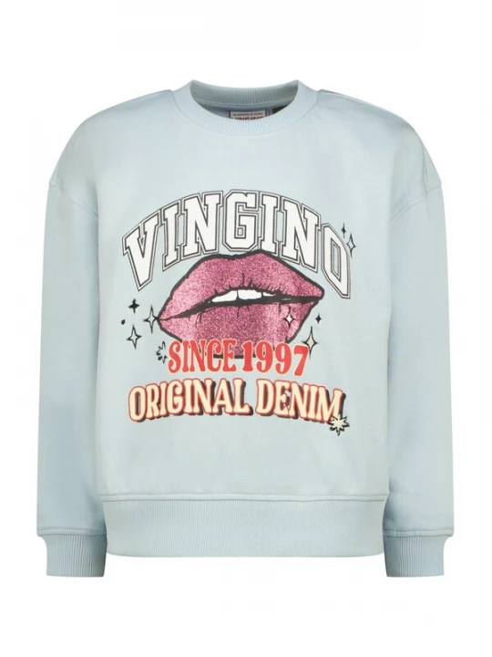 Obrázek produktu VINGINO Mikina 'Nisanne' světlemodrá / pink / červená / černá