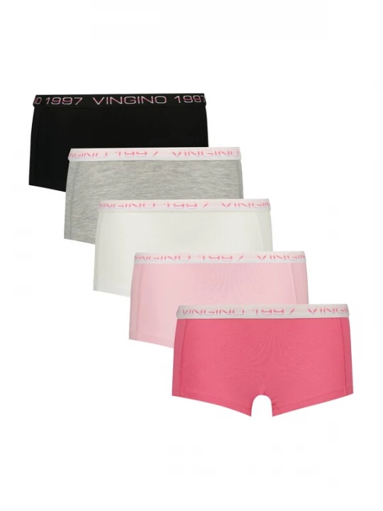 Obrázek produktu VINGINO Spodní prádlo šedý melír / pink / růžová / černá / bílá