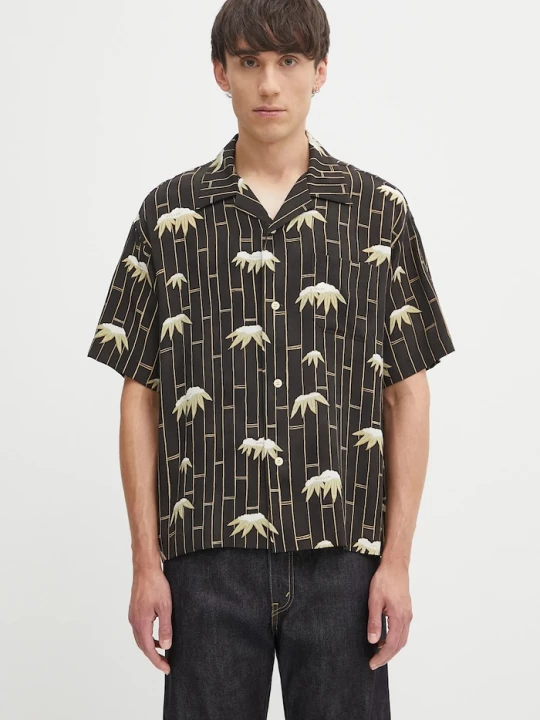 Obrázek produktu Visvim Hedvábné tričko Visvim copa shirt s/s bamboo černá