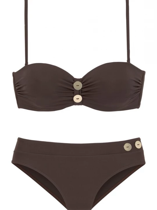 Obrázek produktu VIVANCE Bikiny  hnědá / pastelově růžová