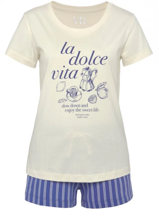 Obrázek produktu VIVANCE by LASCANA Pyžamo modrá / světlemodrá
