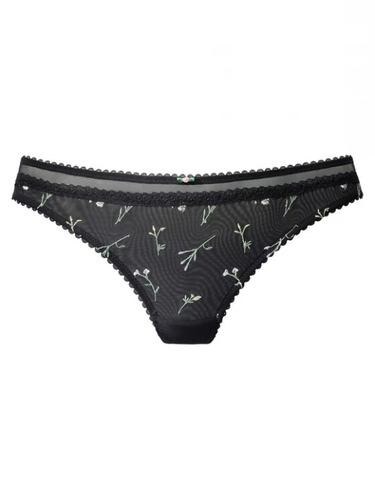 Obrázek produktu VIVANCE by LASCANA Tanga pastelově zelená / růže / černá / offwhite
