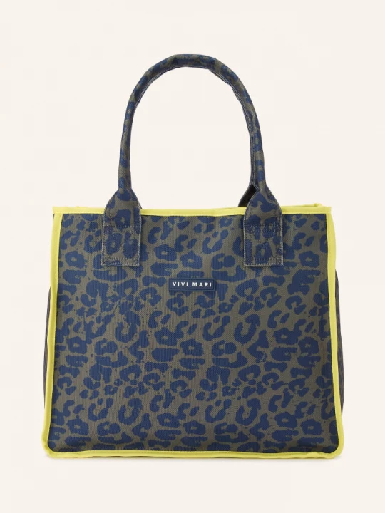 Obrázek produktu Vivi Mari Shopper S Pouzdrem olivová / neonově žlutá / tmavě modrá