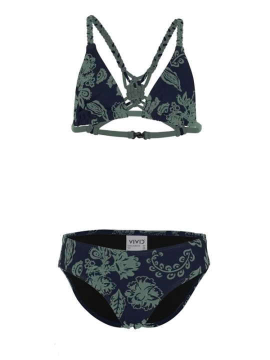 Obrázek produktu VIVID Bikiny noční modrá / tmavě zelená