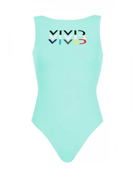 Obrázek produktu VIVID Plavky aqua modrá / červená / černá / bílá