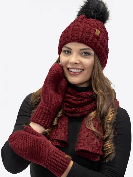 Obrázek produktu Vivisence Prstové rukavice '7015R' burgundská červeň