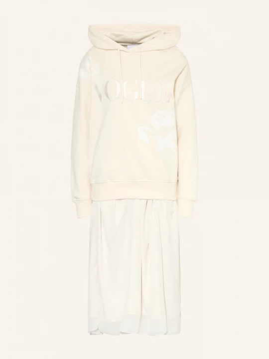 Obrázek produktu Vogue Collection Šaty Z Kombinace Materiálů krémová