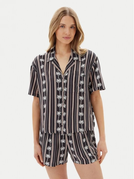 Obrázek produktu Volcom Košile Sun Stunner B0412500 Černá Boxy Fit