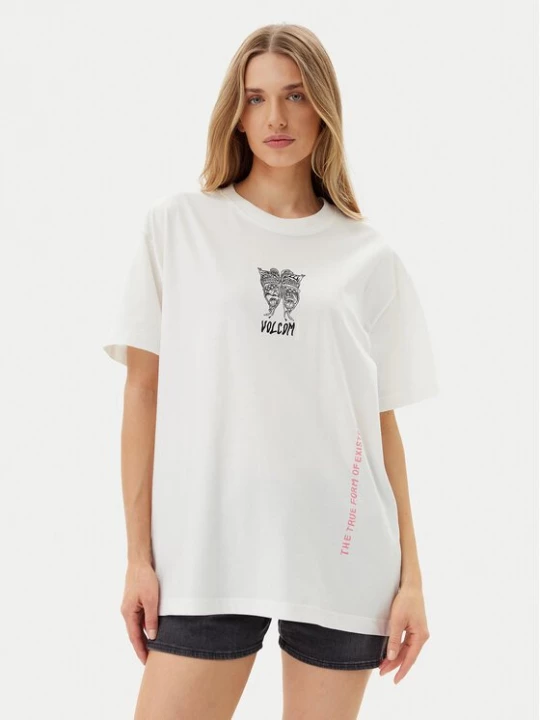 Obrázek produktu Volcom T-Shirt Alix 3 B3512507 Bílá Oversize