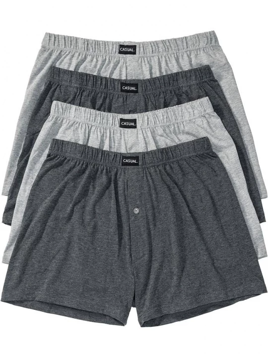Obrázek produktu Volné žerzejové boxerky s měkkou bavlnou (4 ks v balení) BonPrix