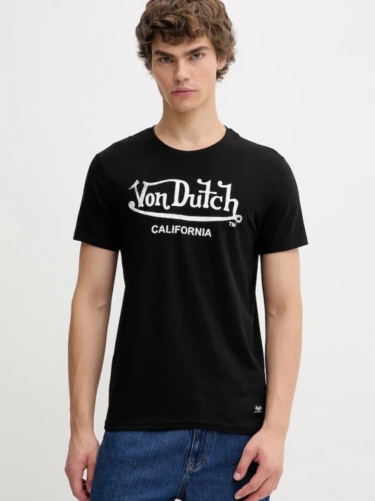 Obrázek produktu Von Dutch Bavlněné tričko Von Dutch černá